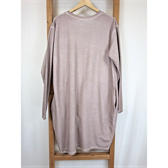 NWT Pure Venice by Eternelle Pocket Screen Print Long Tunic Dress #1410 Size L - Picture 5 of 6